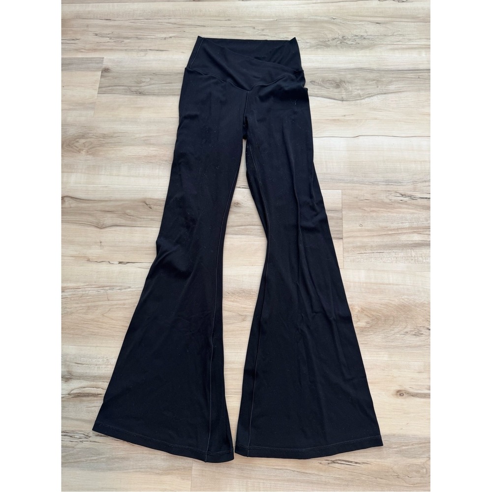 Black Flared Offline Aerie Leggings